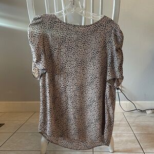 Staccato Black and White Speckled Blouse